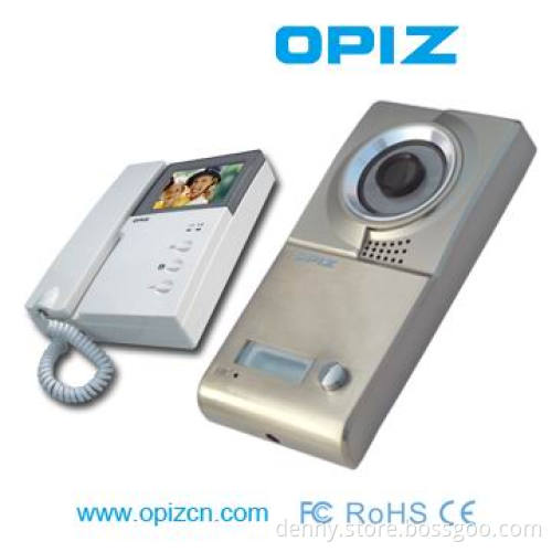 Villa video intercom kits with super slim shell,4''LCD monitor